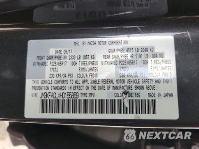 Zdjęcie 12 z 12 samochodu: 2017 MAZDA CX-5 TOURING VIN:JM3KFACLXH0155869 - miniatura