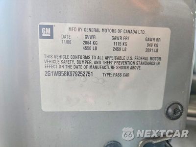 Zdjęcie 12 z 12 samochodu: 2007 CHEVROLET IMPALA LS VIN:2G1WB58K979252751 - miniatura