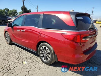 Drugie zdjęcie samochodu z przodu: 2022 HONDA ODYSSEY EXL VIN:5FNRL6H74NB046104 - miniatura