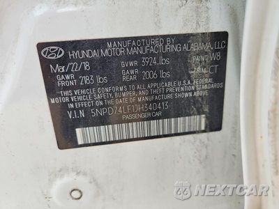 Zdjęcie 12 z 12 samochodu: 2018 HYUNDAI ELANTRA SE VIN:5NPD74LF1JH340413 - miniatura
