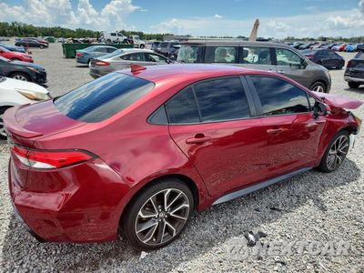Trzecie zdjęcie samochodu z tyłu: 2022 TOYOTA COROLLA SE VIN:JTDS4MCE7NJ096657 - miniatura