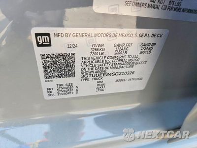 Zdjęcie 12 z 12 samochodu: 2025 GMC SIERRA K1500 AT4 VIN:3GTUUEE84SG210326 - miniatura