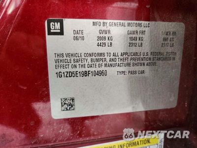 Zdjęcie 12 z 12 samochodu: 2011 CHEVROLET MALIBU 2LT VIN:1G1ZD5E19BF104960 - miniatura