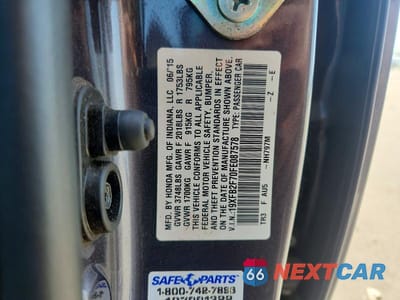 Zdjęcie 12 z 12 samochodu: 2015 HONDA CIVIC SE VIN:19XFB2F70FE087578 - miniatura