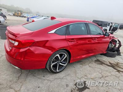 Trzecie zdjęcie samochodu z tyłu: 2019 HONDA ACCORD SPORT VIN:1HGCV2F33KA033777 - miniatura