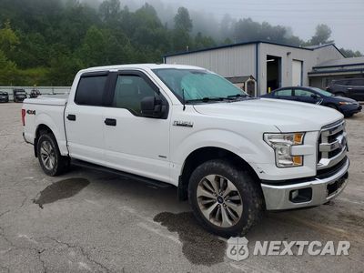 Czwarte zdjęcie samochodu z boku: 2017 FORD F150 SUPERCREW VIN:1FTEW1EP9HFB23725 - miniatura
