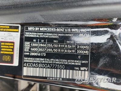 Zdjęcie 13 z 13 samochodu: 2016 MERCEDES-BENZ GLE 350 VIN:4JGDA5JB0GA777550 - miniatura