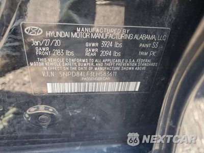 Zdjęcie 12 z 12 samochodu: 2020 HYUNDAI ELANTRA SEL VIN:5NPD84LF3LH583611 - miniatura