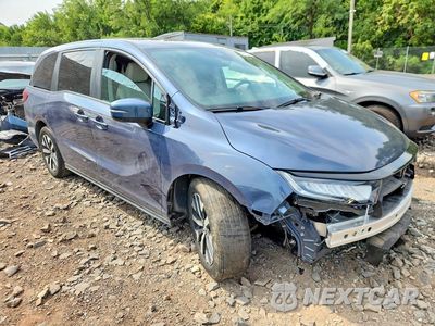 Czwarte zdjęcie samochodu z boku: 2025 HONDA ODYSSEY EXL VIN:5FNRL6H60SB008016 - miniatura