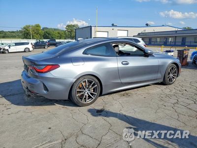 Trzecie zdjęcie samochodu z tyłu: 2022 BMW 430I VIN:WBA53AP03NCJ25554 - miniatura