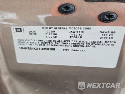 Zdjęcie 12 z 12 samochodu: 2000 BUICK LESABRE LIMITED VIN:1G4HR54KXYU350186 - miniatura