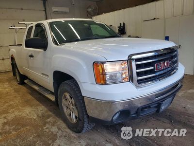 Czwarte zdjęcie samochodu z boku: 2013 GMC SIERRA K1500 SLE VIN:1GTR2VE77DZ342888 - miniatura