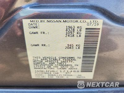 Zdjęcie 12 z 12 samochodu: 2020 NISSAN ALTIMA PLATINUM VIN:1N4BL4FV8LC121488 - miniatura