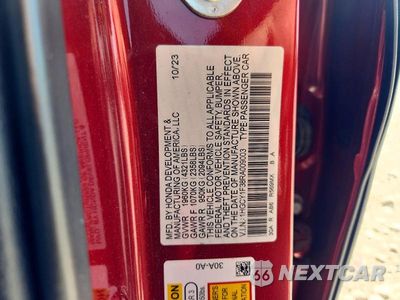 Zdjęcie 12 z 12 samochodu: 2024 HONDA ACCORD EX VIN:1HGCY1F38RA009003 - miniatura