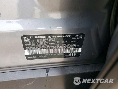 Zdjęcie 13 z 13 samochodu: 2022 MITSUBISHI OUTLANDER SE VIN:JA4J4UA89NZ049876 - miniatura