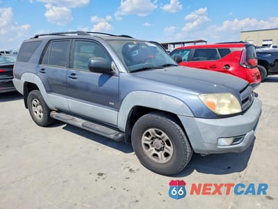 Czwarte zdjęcie samochodu z boku: 2003 TOYOTA 4RUNNER SR5 VIN:JTEZU14R530012249 - miniatura
