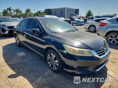 Czwarte zdjęcie samochodu z boku: 2014 HONDA ACCORD LX VIN:1HGCR2F33EA239948 - miniatura