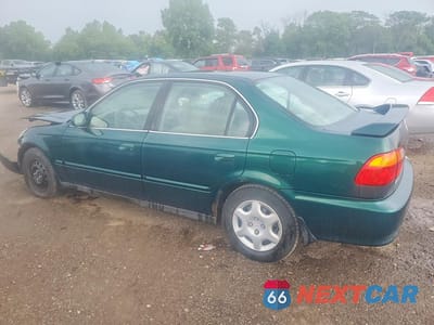Drugie zdjęcie samochodu z przodu: 1999 HONDA CIVIC EX VIN:1HGEJ8640XL021422 - miniatura