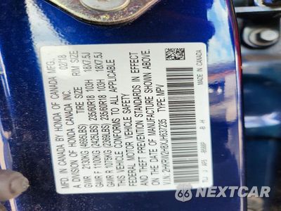 Zdjęcie 13 z 13 samochodu: 2018 HONDA CR-V EXL VIN:2HKRW2H8XJH637235 - miniatura