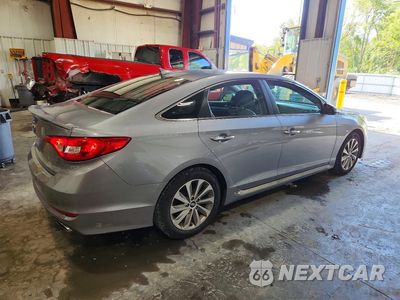 Trzecie zdjęcie samochodu z tyłu: 2017 HYUNDAI SONATA SPORT VIN:5NPE34AF3HH546961 - miniatura