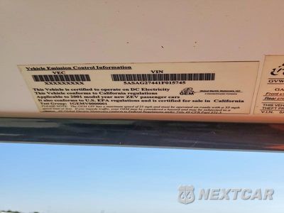 Zdjęcie 10 z 10 samochodu: 2001 GLOBAL ELECTRIC MOTORS 825 VIN:5ASAG27441F015745 - miniatura