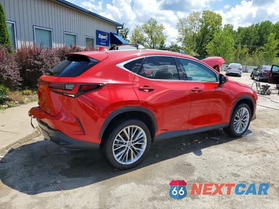 Trzecie zdjęcie samochodu z tyłu: 2025 LEXUS NX 350 PREMIUM VIN:2T2GGCEZ7SC080615 - miniatura