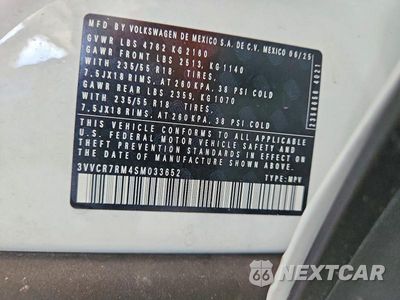 Zdjęcie 13 z 13 samochodu: 2025 VOLKSWAGEN TIGUAN S VIN:3VVCR7RM4SM033652 - miniatura