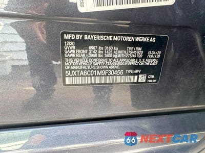 Zdjęcie 15 z 15 samochodu: 2021 BMW X5 XDRIVE45E VIN:5UXTA6C01M9F30456 - miniatura
