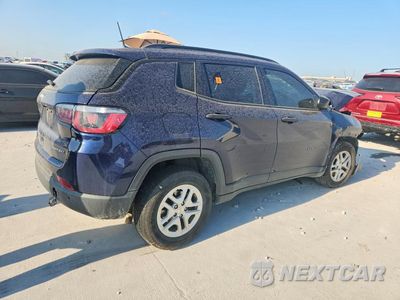 Trzecie zdjęcie samochodu z tyłu: 2018 JEEP COMPASS SPORT VIN:3C4NJCAB9JT169653 - miniatura
