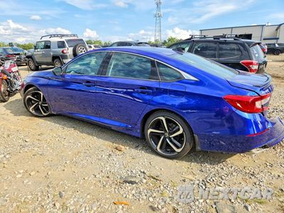 Drugie zdjęcie samochodu z przodu: 2021 HONDA ACCORD SPORT SE VIN:1HGCV1F45MA091265 - miniatura