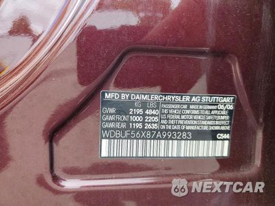 Zdjęcie 12 z 12 samochodu: 2007 MERCEDES-BENZ E 350 VIN:WDBUF56X87A993283 - miniatura