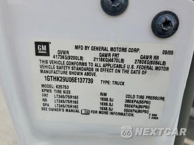 Zdjęcie 12 z 12 samochodu: 2006 GMC SIERRA K2500 HEAVY DUTY VIN:1GTHK29U06E137739 - miniatura