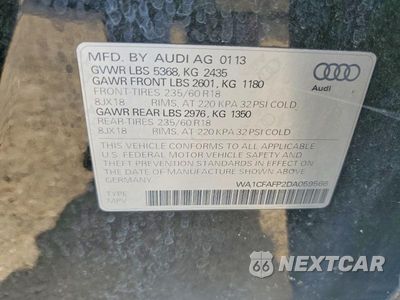 Zdjęcie 13 z 13 samochodu: 2013 AUDI Q5 PREMIUM VIN:WA1CFAFP2DA059566 - miniatura