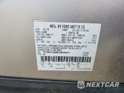 Zdjęcie 13 z 13 samochodu: 2019 FORD EXPLORER XLT VIN:1FM5K7D88KGB34480 - miniatura