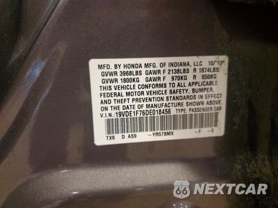 Zdjęcie 12 z 12 samochodu: 2013 ACURA ILX 20 TECH VIN:19VDE1F76DE018456 - miniatura
