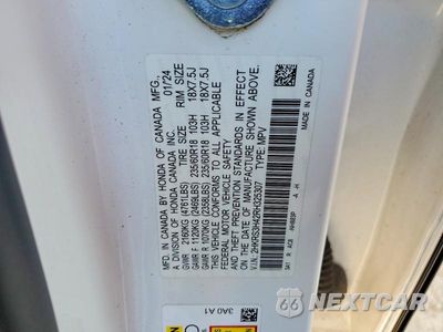 Zdjęcie 13 z 13 samochodu: 2024 HONDA CR-V EX VIN:2HKRS3H42RH325307 - miniatura