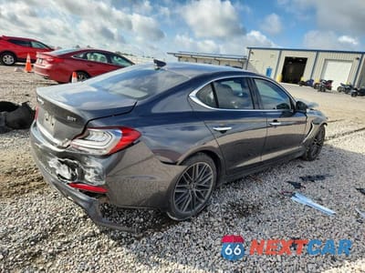 Trzecie zdjęcie samochodu z tyłu: 2019 GENESIS G70 ADVANCED VIN:KMTG64LA1KU019341 - miniatura