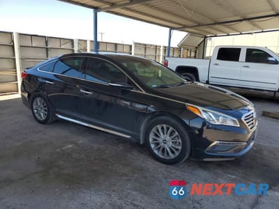 Czwarte zdjęcie samochodu z boku: 2015 HYUNDAI SONATA LIMITED VIN:5NPE34AF0FH040971 - miniatura