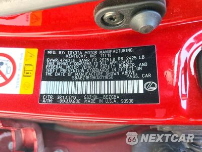 Zdjęcie 12 z 12 samochodu: 2019 LEXUS ES 350 VIN:58ABZ1B19KU011850 - miniatura