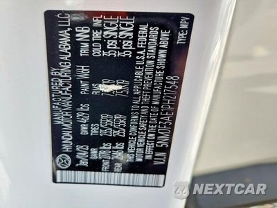 Zdjęcie 13 z 13 samochodu: 2023 HYUNDAI TUCSON SEL VIN:5NMJF3AE1PH217548 - miniatura