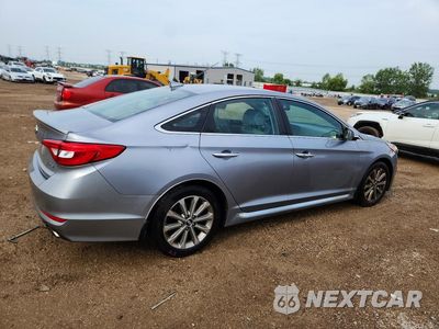 Trzecie zdjęcie samochodu z tyłu: 2016 HYUNDAI SONATA LIMITED VIN:5NPE34AF9GH356287 - miniatura
