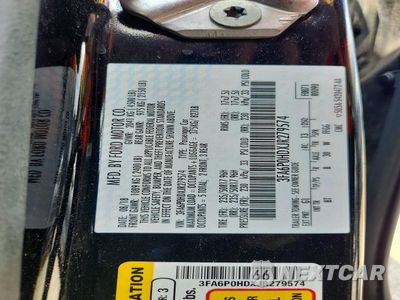 Zdjęcie 12 z 12 samochodu: 2018 FORD FUSION SE VIN:3FA6P0HDXJR279574 - miniatura