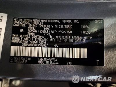 Zdjęcie 13 z 13 samochodu: 2026 TOYOTA GRAND HIGHLANDER LIMITED VIN:5TDAAAB50TS108667 - miniatura