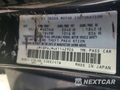 Zdjęcie 12 z 12 samochodu: 2019 MAZDA 3 VIN:JM1BPAJM4K1142926 - miniatura