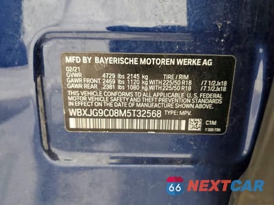 Zdjęcie 14 z 14 samochodu: 2021 BMW X1 XDRIVE28I VIN:WBXJG9C08M5T32568 - miniatura