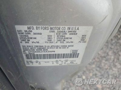 Zdjęcie 12 z 12 samochodu: 2001 FORD F250 SUPER DUTY VIN:1FTNX20L21EA35098 - miniatura
