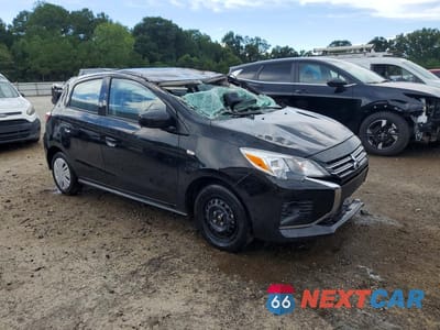 Czwarte zdjęcie samochodu z boku: 2024 MITSUBISHI MIRAGE ES VIN:ML32AUHJ0RH035715 - miniatura