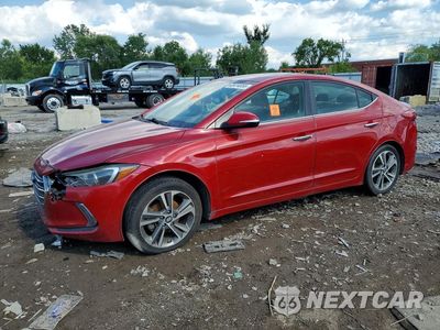 2017 HYUNDAI ELANTRA LIMITED KMHD84LF7HU196195 - główne zdjęcie licytacji z USA - miniatura