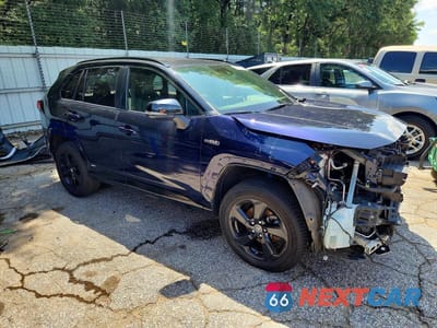 Czwarte zdjęcie samochodu z boku: 2019 TOYOTA RAV4 XSE VIN:JTMEWRFV0KJ019785 - miniatura