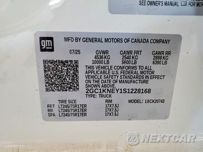 Zdjęcie 12 z 12 samochodu: 2025 CHEVROLET SILVERADO K2500 HEAVY DUTY LT VIN:2GC1KNEY1S1228168 - miniatura
